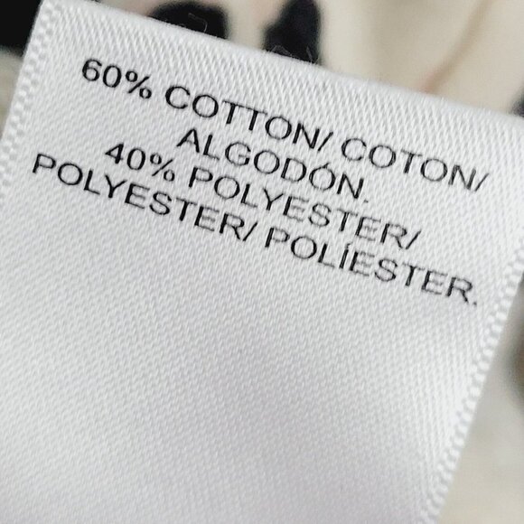 Lucky Brand Sz Large Women's Hooded Cropped Shirt Rolled Hem Animal Print Cream - Picture 6 of 9